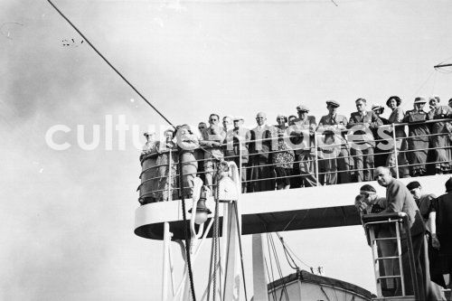 Seefahrt, Passagiere, an Bord, Norddeutscher