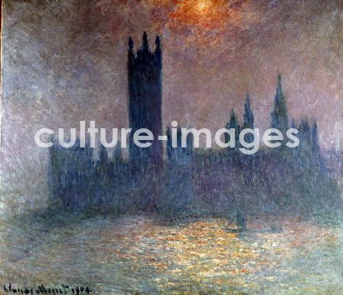 CLAUDE MONET, London, das Parlament