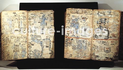 Codex Tro-Cortesianus, Manuskript in der Maya-Schrift (Mayaglyphen), Madrider Kodex