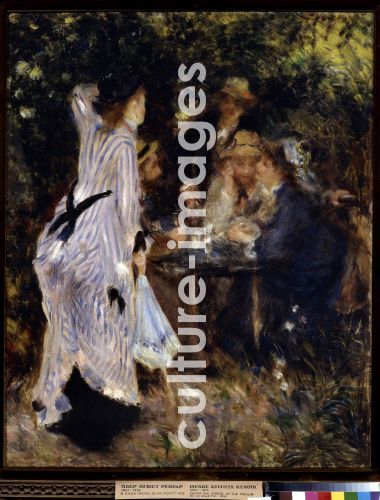 Pierre Auguste Renoir, Im Garten (In der Gartenlaube des Moulin de la Galette)