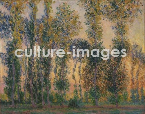 Claude Monet, Pappeln bei Giverny, Sonnenaufgang