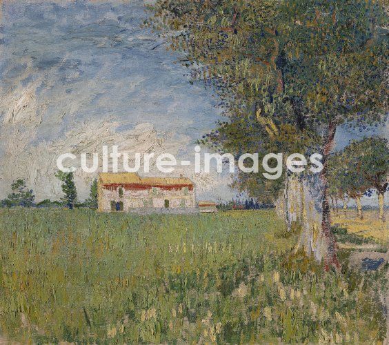 Vincent van Gogh, Farmhouse in a wheat field