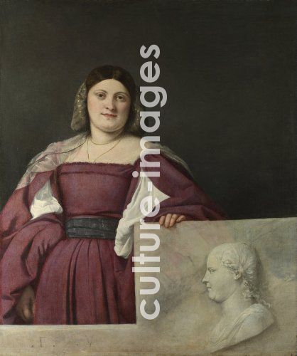 Tizian, Portrait of a Lady (La Schiavona)