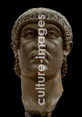 Klassische Antike Kunst,Konstantin der Große (Kopf der Kolossalstatue Konstantins des Großen)