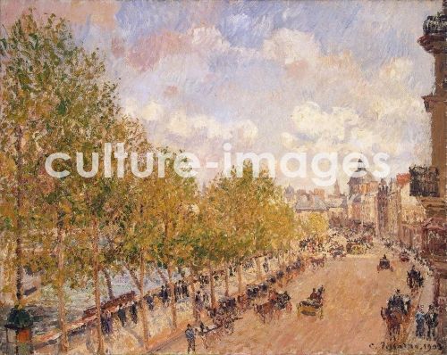 Camille Pissarro, Quai Malaquais am sonnigen Nachmittag