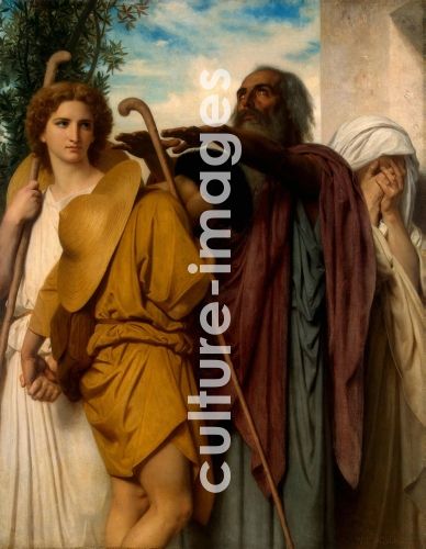 William-Adolphe Bouguereau, Tobias verabschiedet sich von seinem Vater William-Adolphe Bouguereau, Tobias verabschiedet sich von seinem Vater