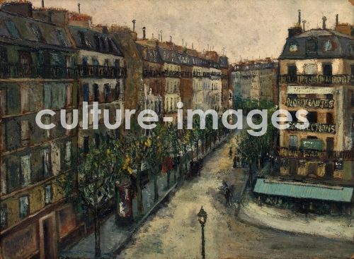 Maurice Utrillo, Rue Custine à Montmartre