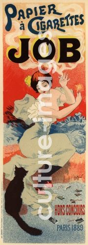 Henri Georges Meunier, Werbeplakat für die Papphüllen Job