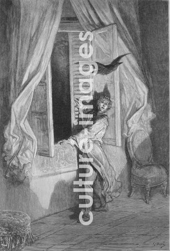 Gustave Doré, Der Rabe von Edgar Allan Poe