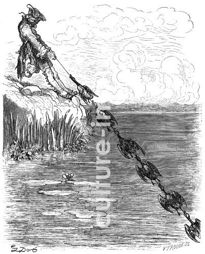 Gustave Doré, Die Abenteuer des Baron Münchhausen von Rudolph Erich Raspe Gustave Doré, Die Abenteuer des Baron Münchhausen von Rudolph Erich Raspe