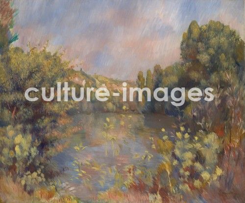 Pierre Auguste Renoir, Landschaft mit See