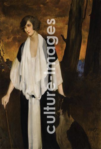 Léon Bakst, Porträt von Rachel Strong, zukünftige Countess Henri de Boisgelin