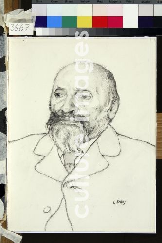 Léon Bakst, Porträt des Komponisten Mili A. Balakirew (1837-1910).