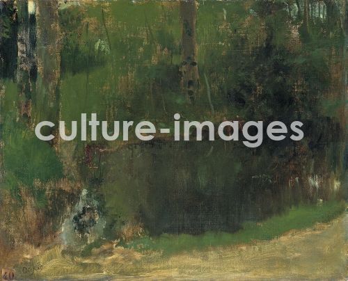 Edgar Degas, Teich im Wald
