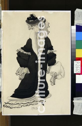 Léon Bakst, Kostümentwurf für Frau L. Bakst.