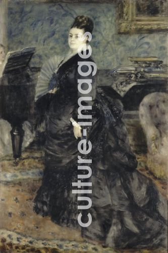 Pierre Auguste Renoir, Frauenbildnis (Mme Georges Hartmann)