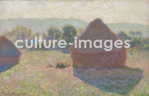 Claude Monet, Meules, milieu du jour