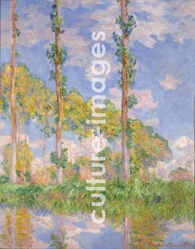 Claude Monet, Pappeln auf der Sonne