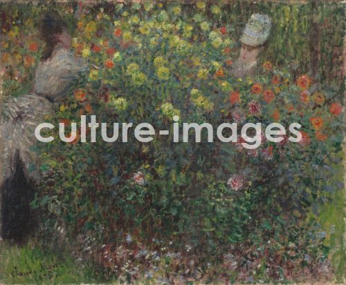 Claude Monet, Frauen zwischen Blumen