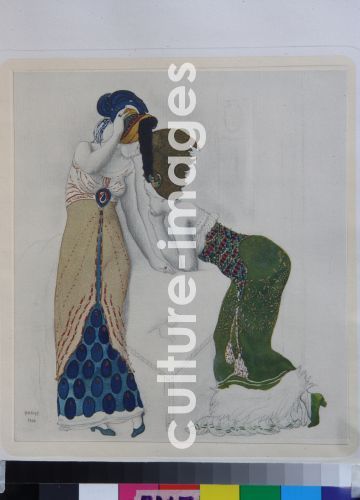 Léon Bakst, Frauen mit orientalischer Kleidung