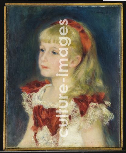 Pierre Auguste Renoir, Mademoiselle Grimprel au ruban rouge