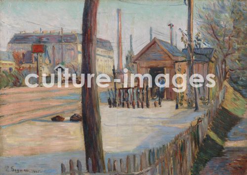 Paul Signac, Eisenbahnknoten in der Nähe von Bois-Colombes