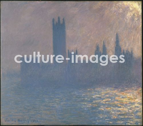 Claude Monet, Parlamentsgebäude. Sonnenlicht (Le Parlement, effet de soleil)