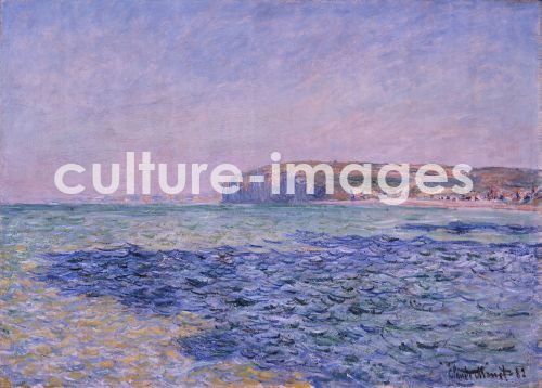 Claude Monet, See im Schatten. Die Felsen von Pourville