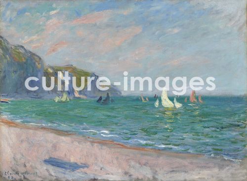 Claude Monet, Bateaux devant les falaises de Pourville