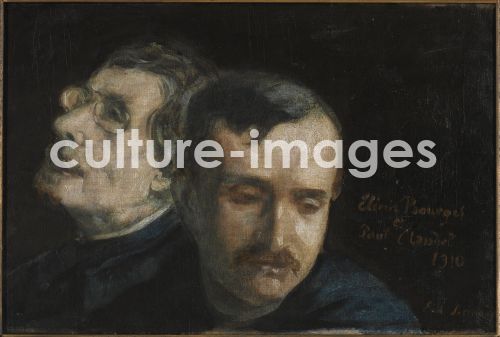 Émile Bernard, Doppelporträt von Paul Claudel und Élémir Bourges