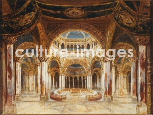 Paul von Joukowsky, Scenic design for the Temple of the Holy Grail