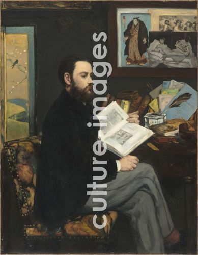 Édouard Manet, Porträt von Émile Zola (1840-1902)