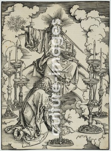 Albrecht Dürer, Die Vision der sieben Leucht+P3581:P3649Candlesticks