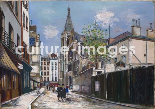 Maurice Utrillo, Die Kirche Saint-Séverin (Église Saint-Séverin), Paris