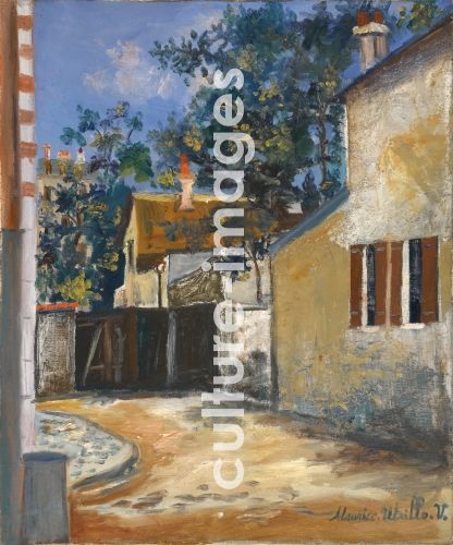 Maurice Utrillo, Das Haus von Berlioz, Montmartre