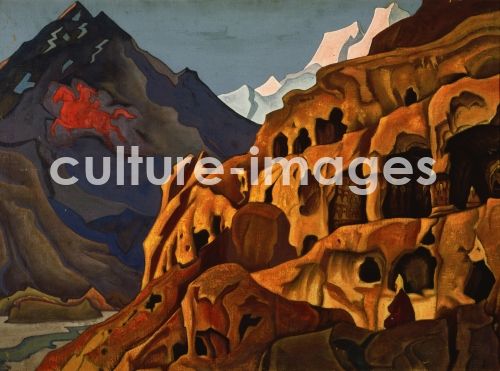 Nicholas Roerich, Die Kraft der Höhlen. Aus der Maitreya-Serie