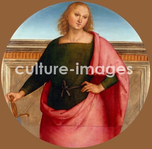 Perugino, Junger Heiliger mit Schwert (Heiliger Martin?)