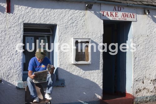 Fish and Chips Bude, Äussere Hebriden, Schottland