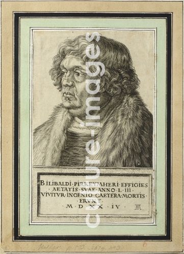 Albrecht Dürer, Porträt von Willibald Pirckheimer (1470-1530)