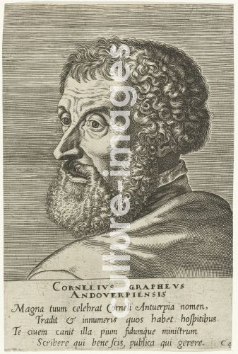 Philipp Galle, Porträt von Cornelius Grapheus (1482-1558)