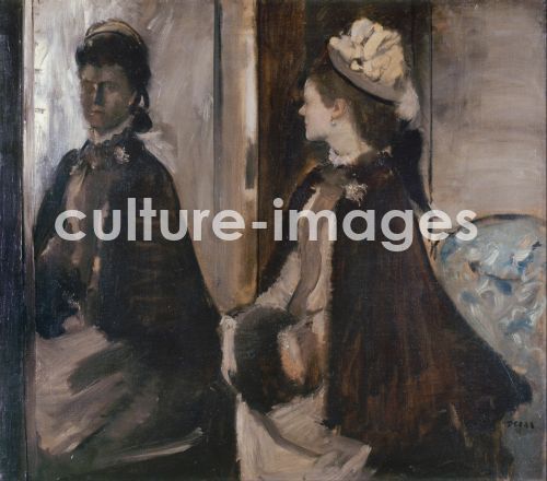 Edgar Degas, Madame Jeantaud vor dem Spiegel