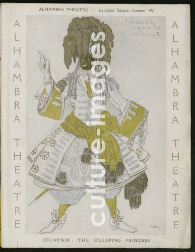 Léon Bakst, Deckblatt zum Programmheft Ballets Russes