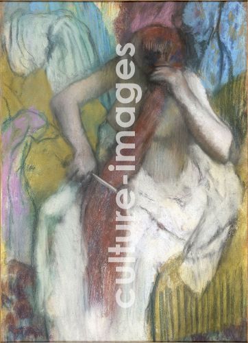 Edgar Degas, Sich kämmende Frau