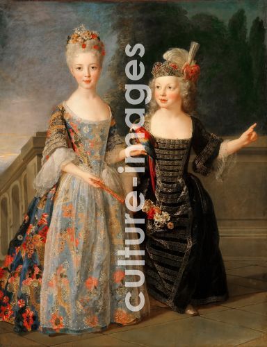 Alexis Simon Belle, Éléonore Eugénie de Béthisy de Mezières mit Ihrem Bruder Eugène de Béthisy, künftigen Marquis de Mézières