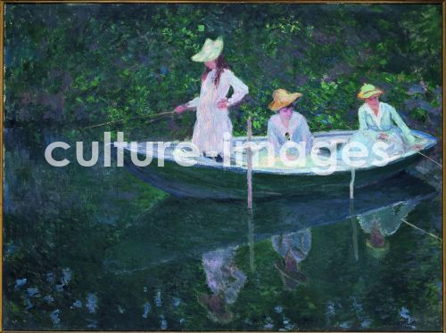 Claude Monet, Das Boot bei Giverny (En norvégienne)