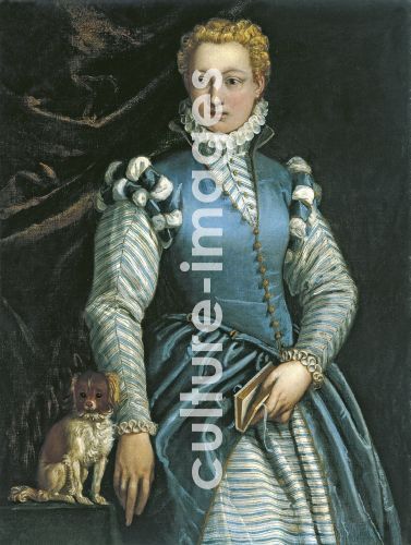 Paolo Veronese, Bildnis einer Dame mit dem Hund
