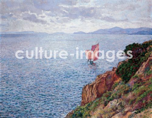 Théo van Rysselberghe, Das rote Segel