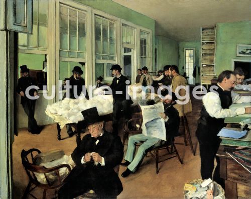 Edgar Degas, Das Baumwollkontor in New Orleans (Le Bureau de coton à La Nouvelle-Orléans)