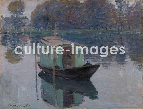 Claude Monet, Das Atelierboot (Le bateau-atelier)