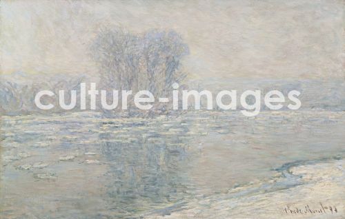 Claude Monet, Eisschollen, Weiß-Effekt (Glaçons, effet blanc)